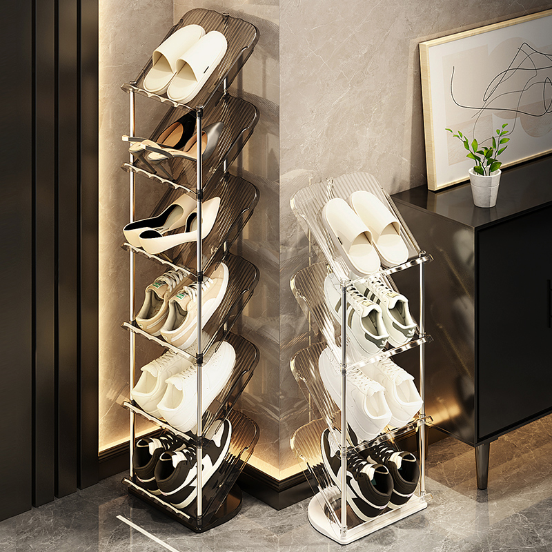 简易鞋架家用门口拖鞋多层小型入户门后鞋子收纳立式简约鞋柜收纳