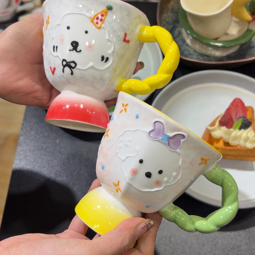 瓷两个杯子两个两个