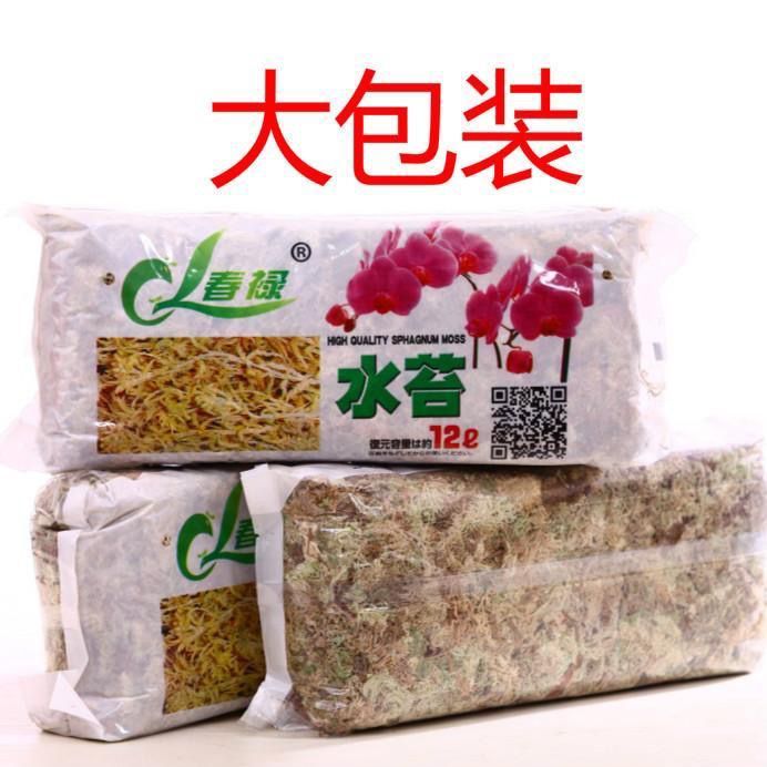 优质天然干苔藓兰花蝴蝶兰种植铁皮石斛花盆专用营养土胡蝴蝶兰花
