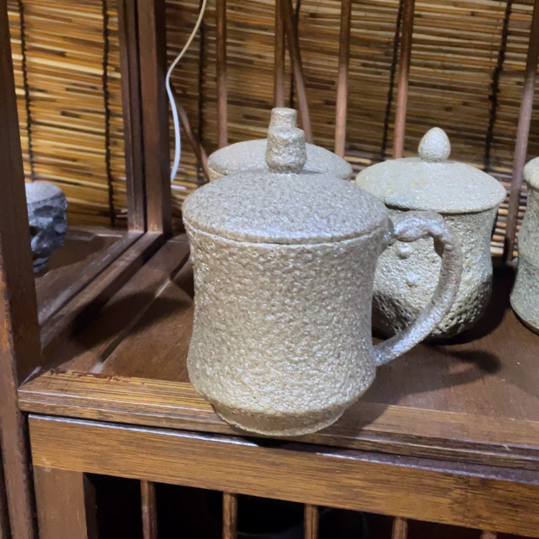 用***3荥经黑砂微瑕疵办公杯