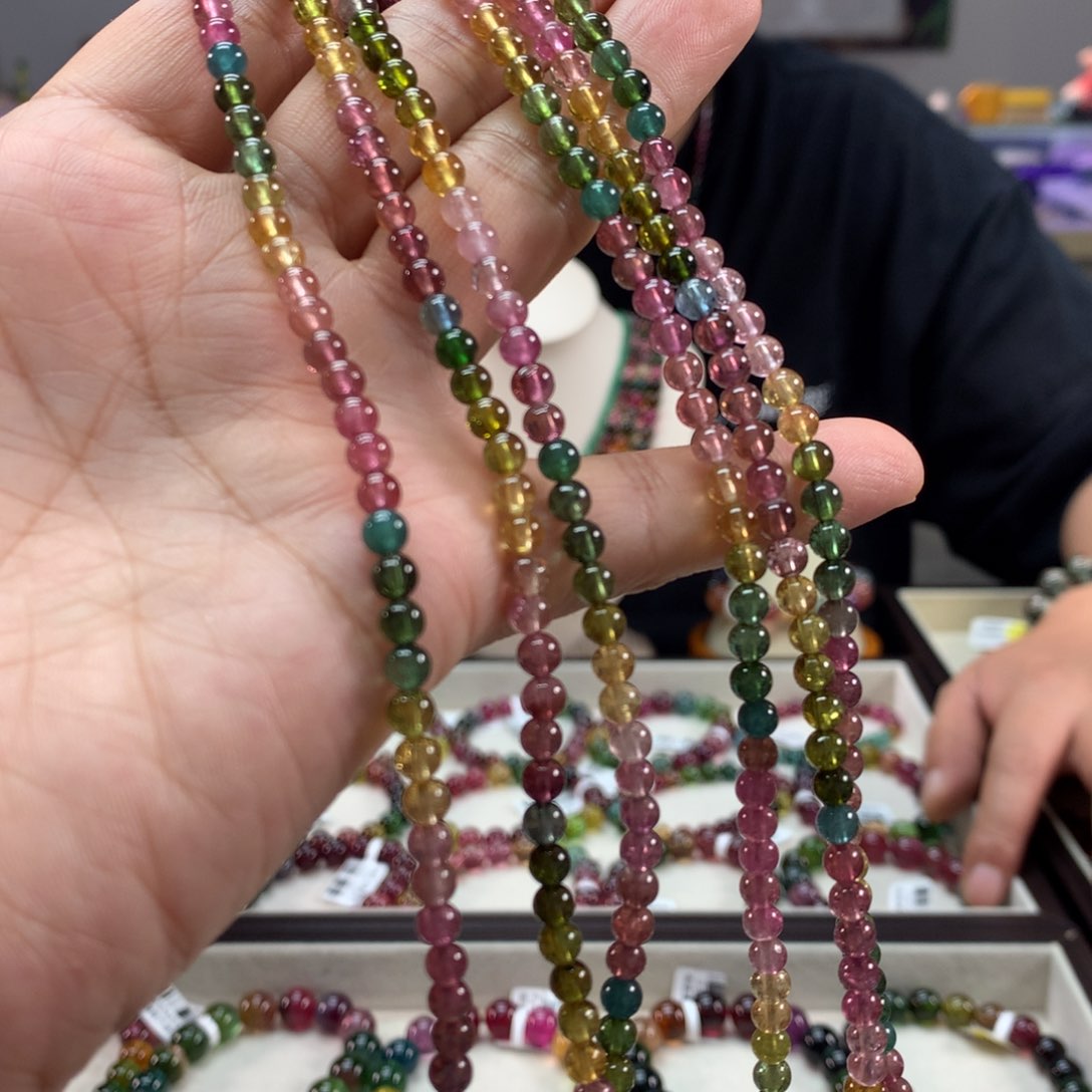 手链未镶嵌碧玺多样性发其一条4.5左右