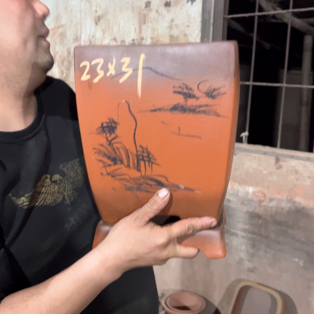 紫砂花盆紫砂花盆