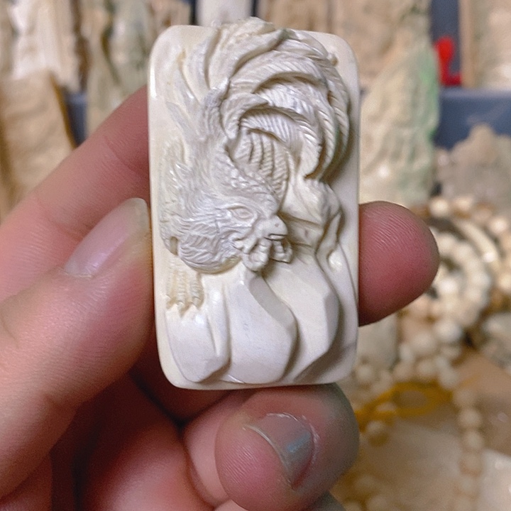 天然猛犸牙雕刻残次品