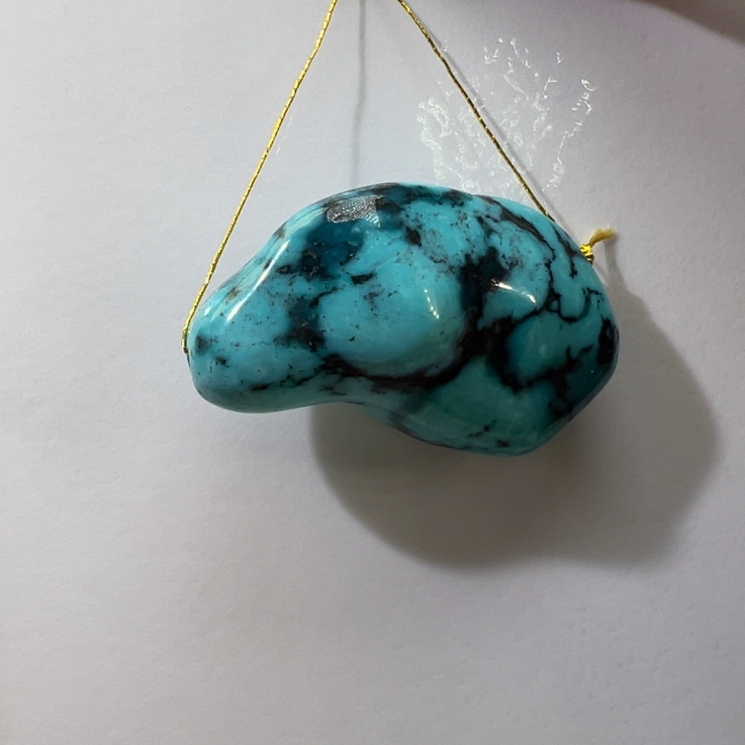 绿松石未镶嵌挂件