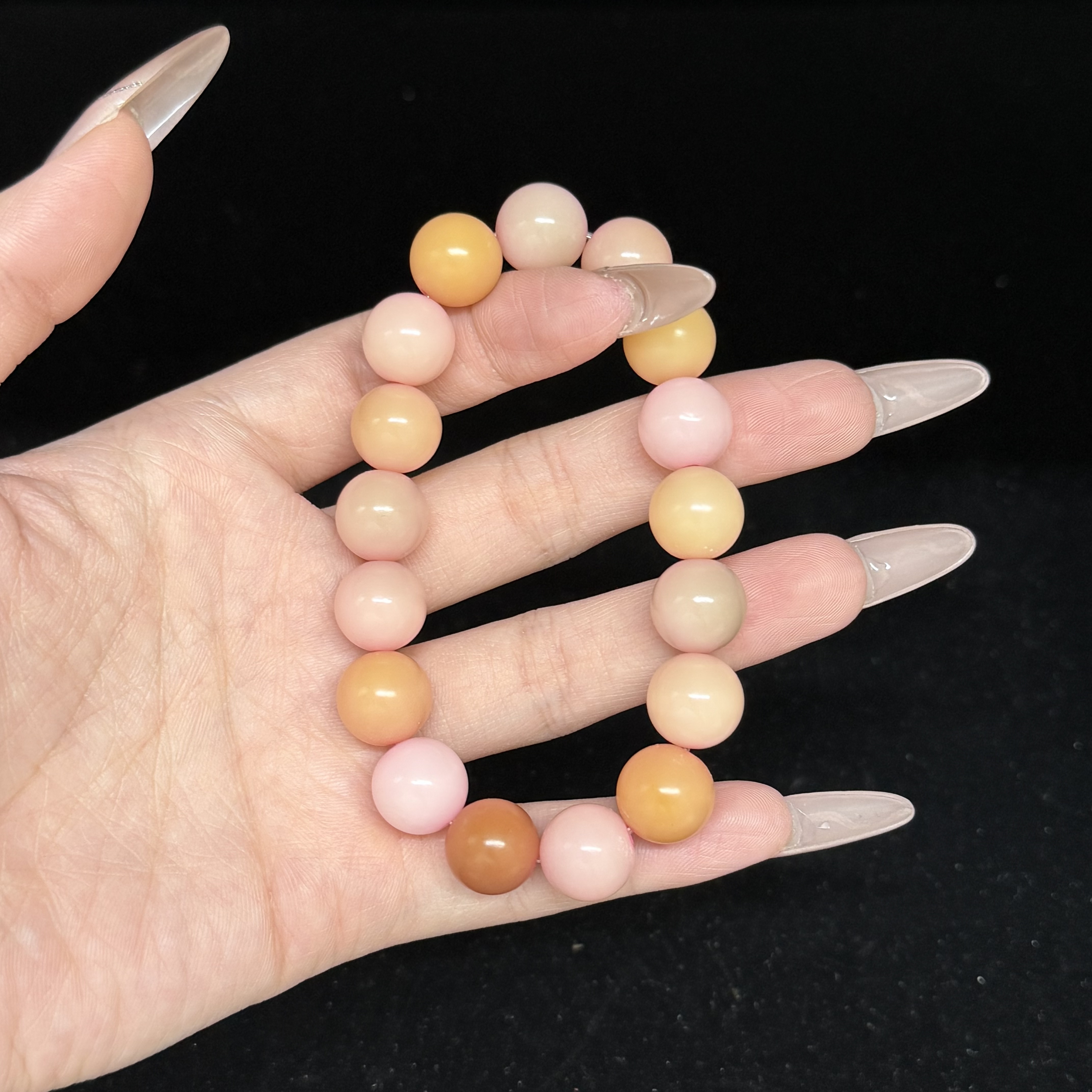 m-am014 【无礼盒】糖果菩提单圈手串