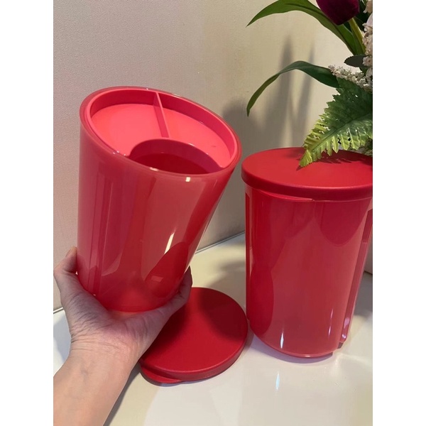 (海)干货分格保鲜盒限量款1.5L 红色