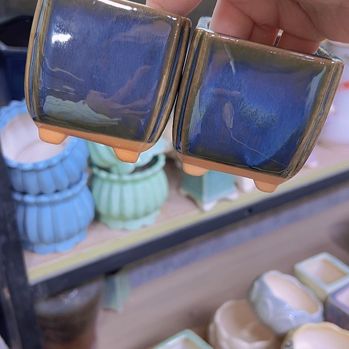 红陶陶瓷花盆12包邮