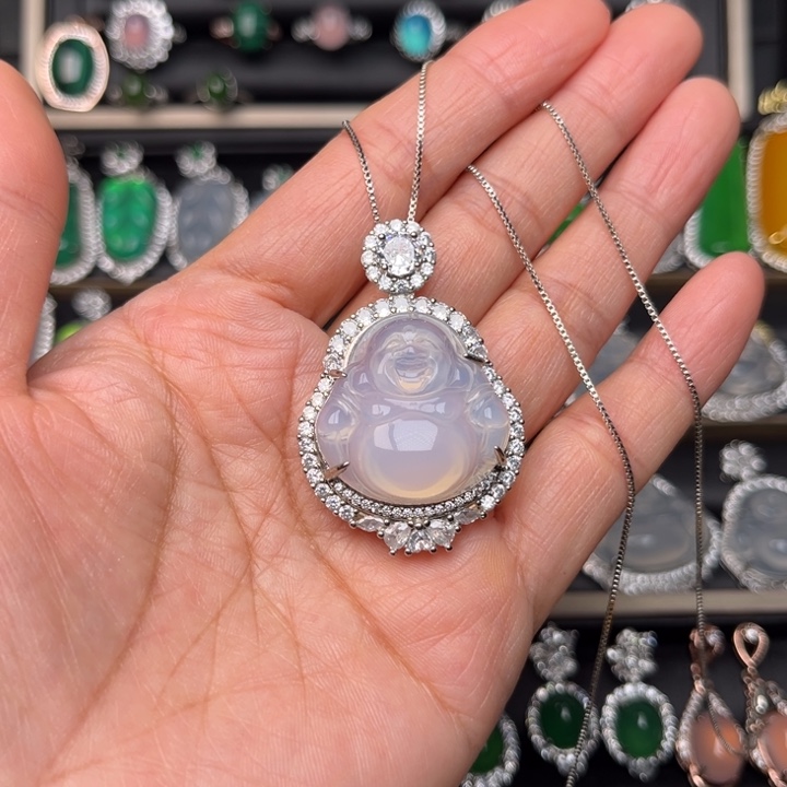 玛瑙/玉髓合金颈饰