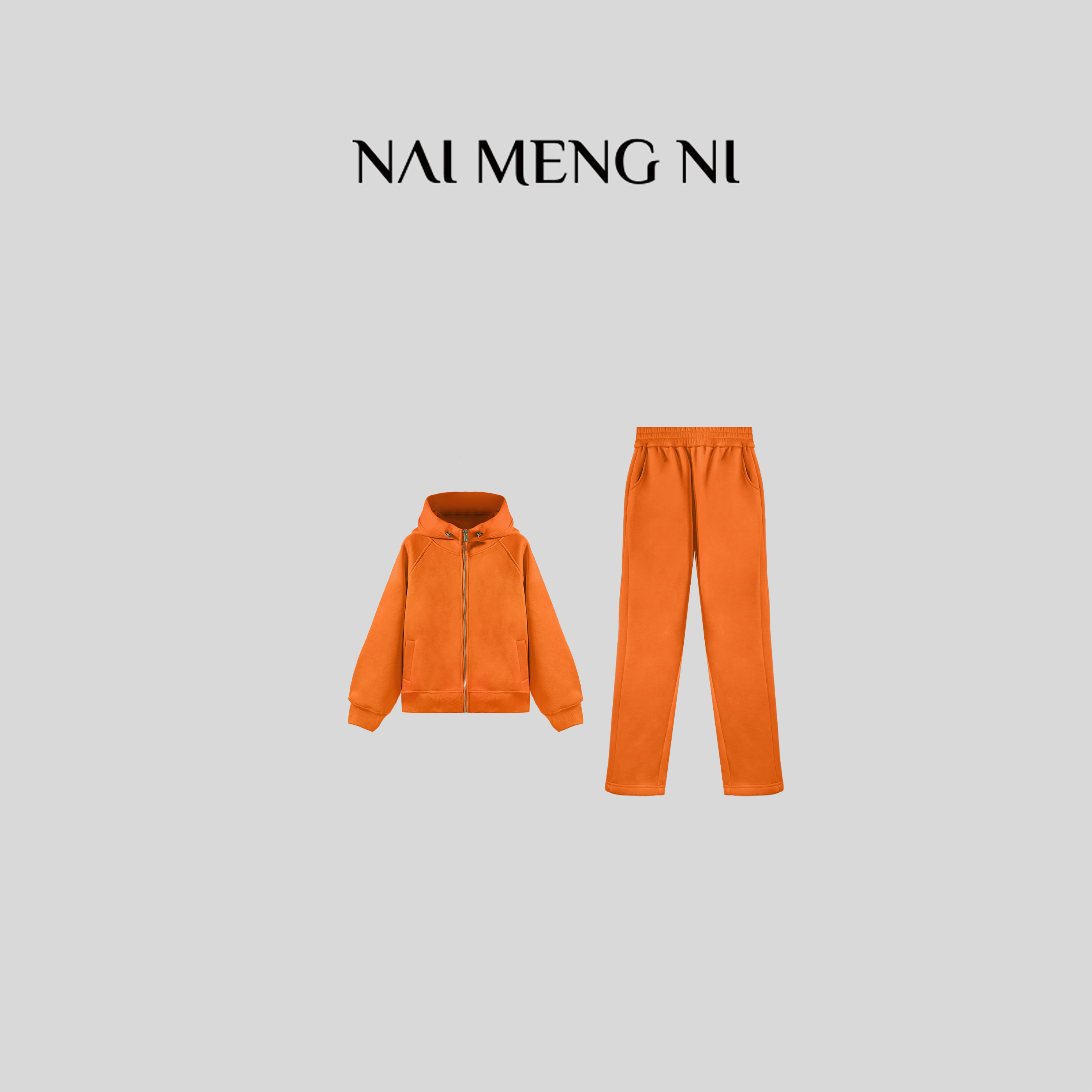 NMN王火火&设计师新款时尚休闲卫衣套装 28HH0054