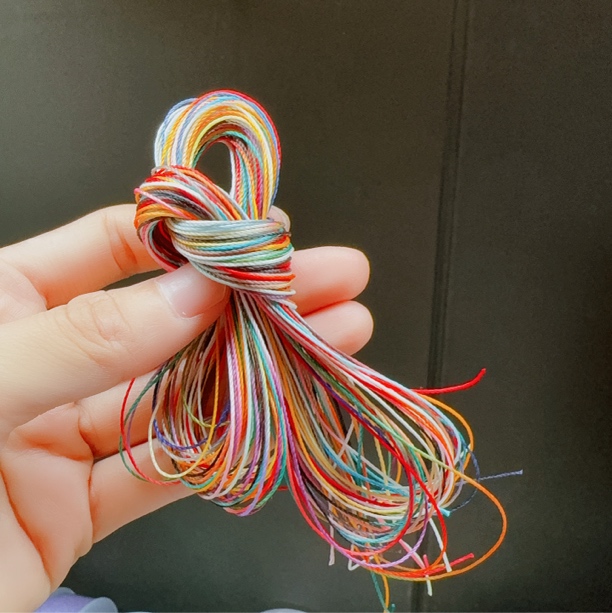 6股段染渐变蜡线diy编绳材料包手工编织耐磨