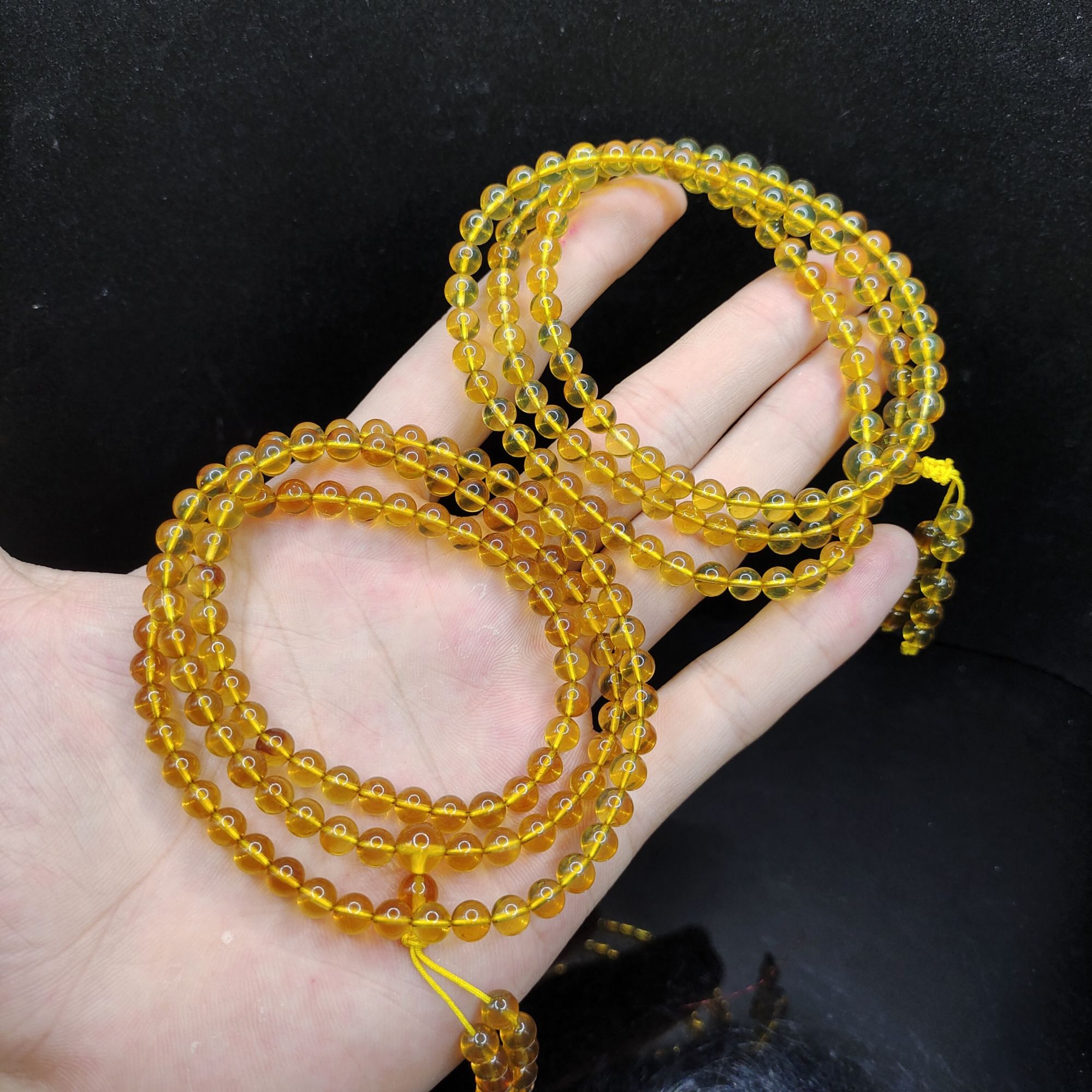 【老三珠宝】琥珀公主链K2【多样性发其一】约5mm 