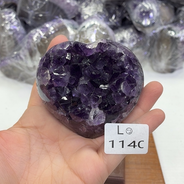 摆件水晶未镶嵌天然紫水晶