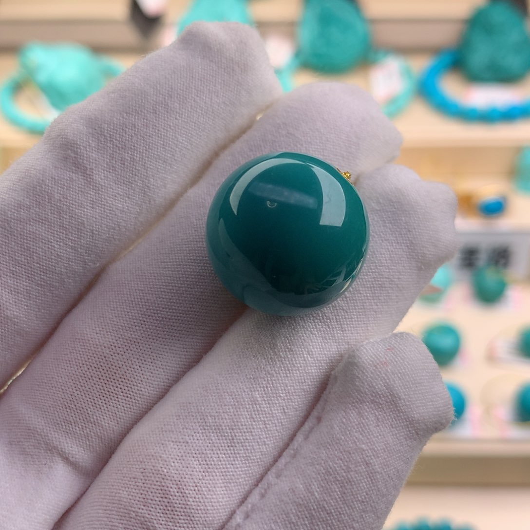 绿松石珠宝奇石未镶嵌19.3