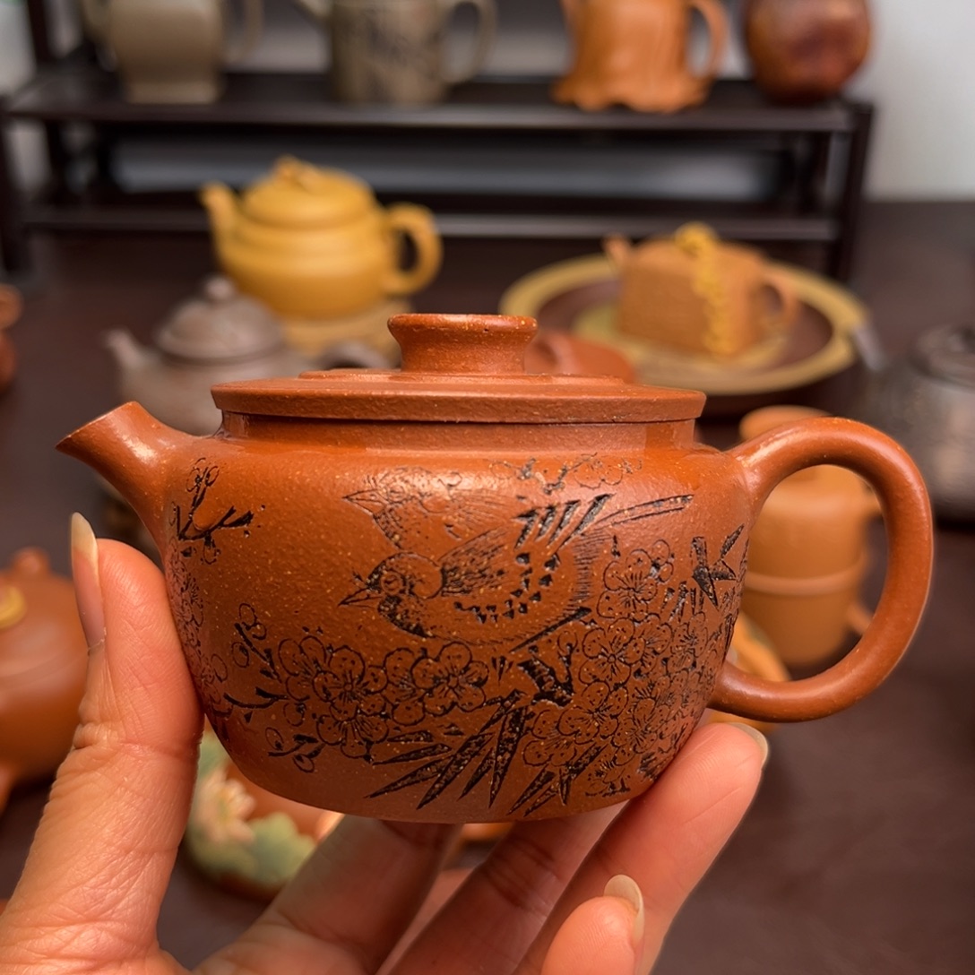 茶壶紫砂手工制作原矿紫砂