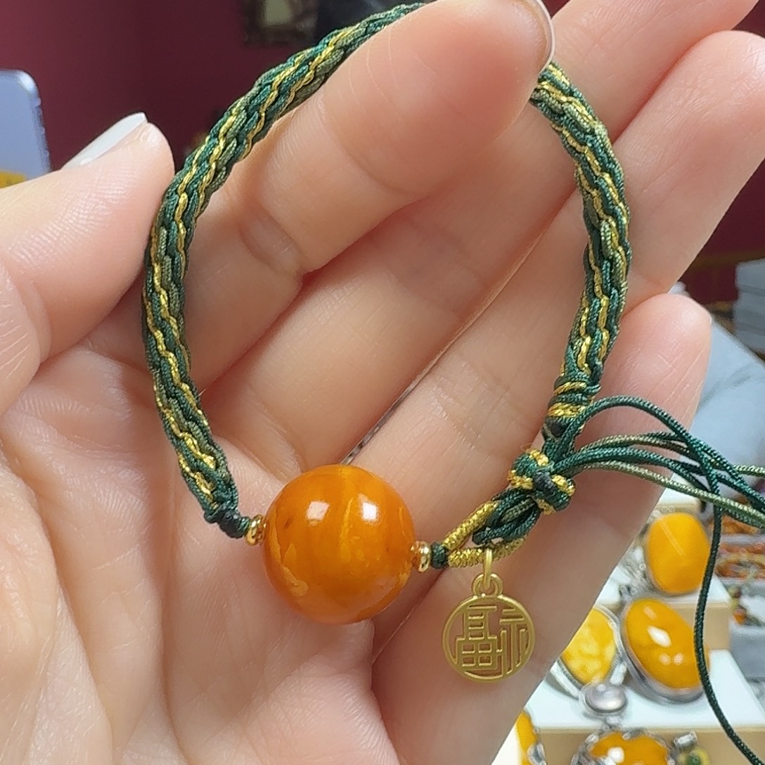 蜜蜡未镶嵌手链手绳