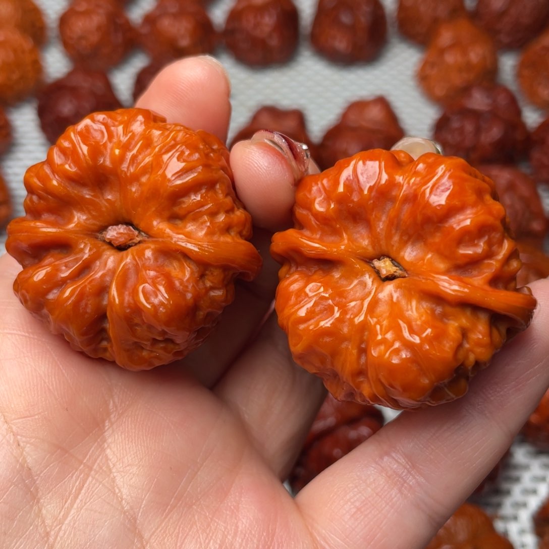 桃核吊坠文玩核桃 手把件 蛤蟆头 40