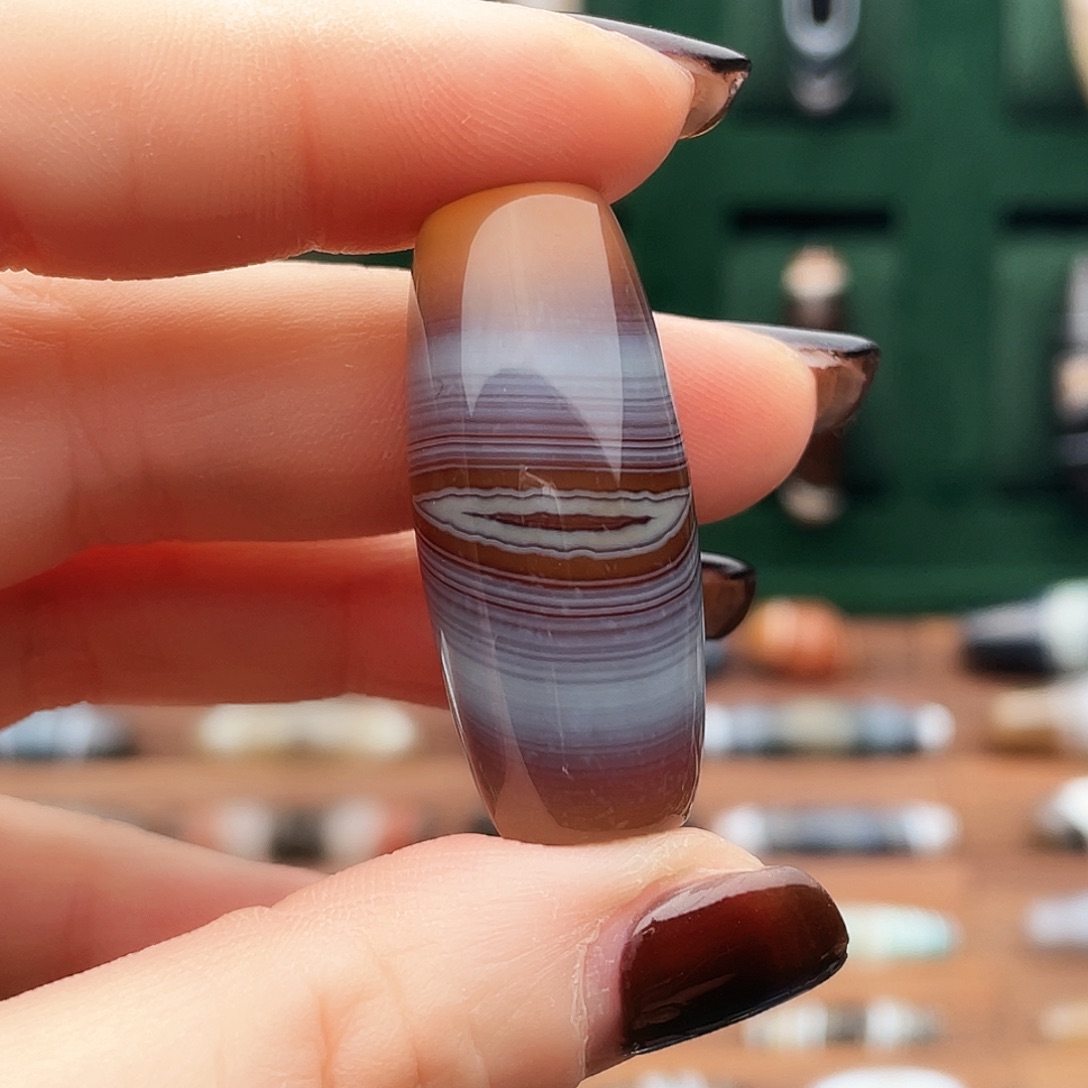 玛瑙/玉髓合金珠宝半成品