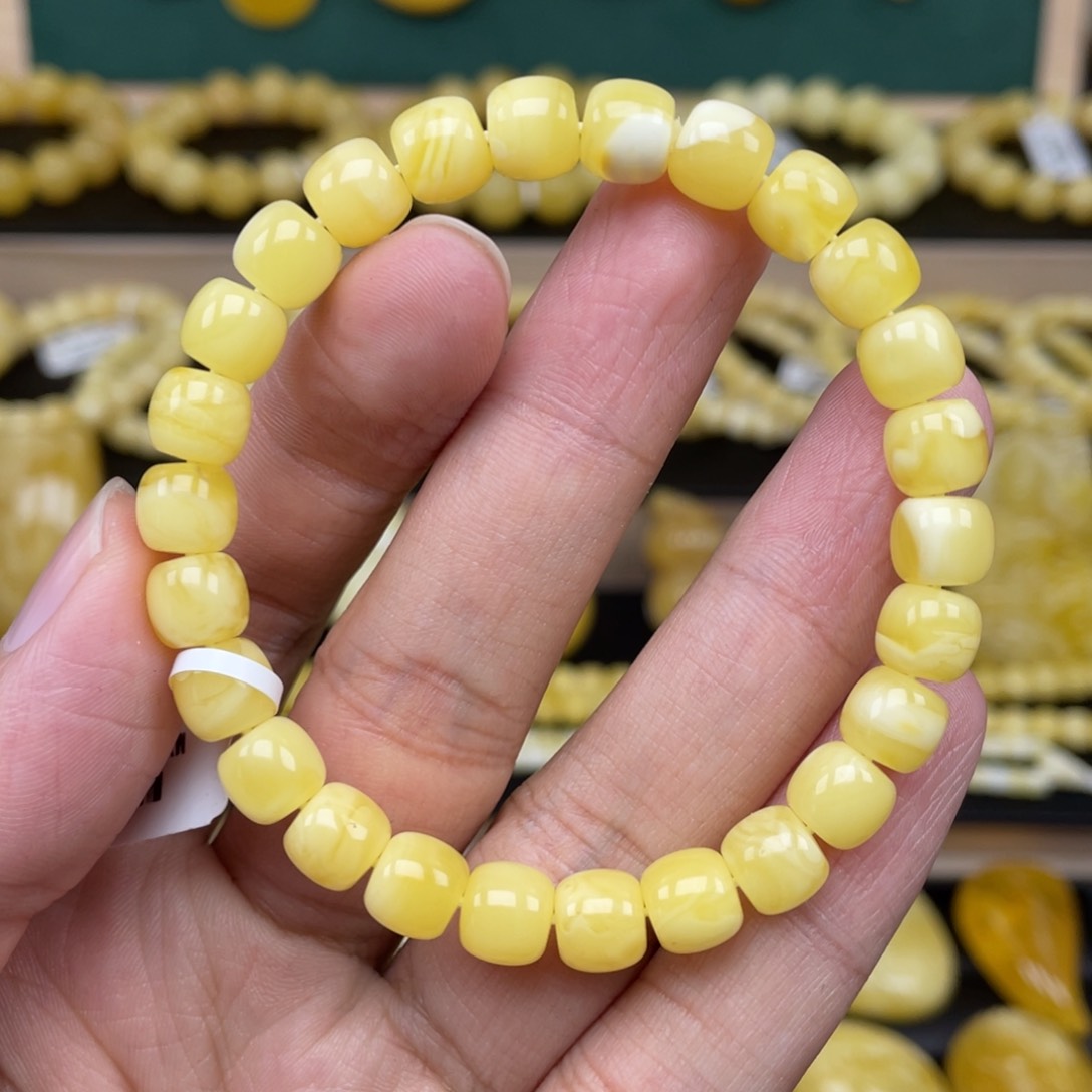 琥珀裸石未镶嵌琥珀蜜蜡