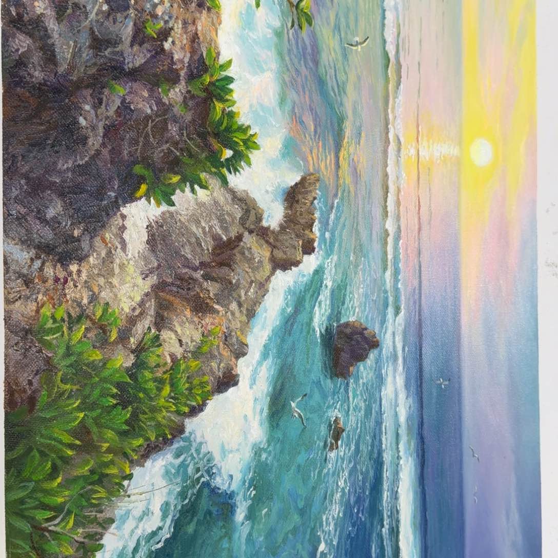 油画在哪呢我想问