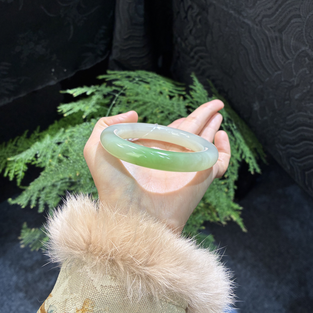 【古冉优选】和田玉青海翠青57