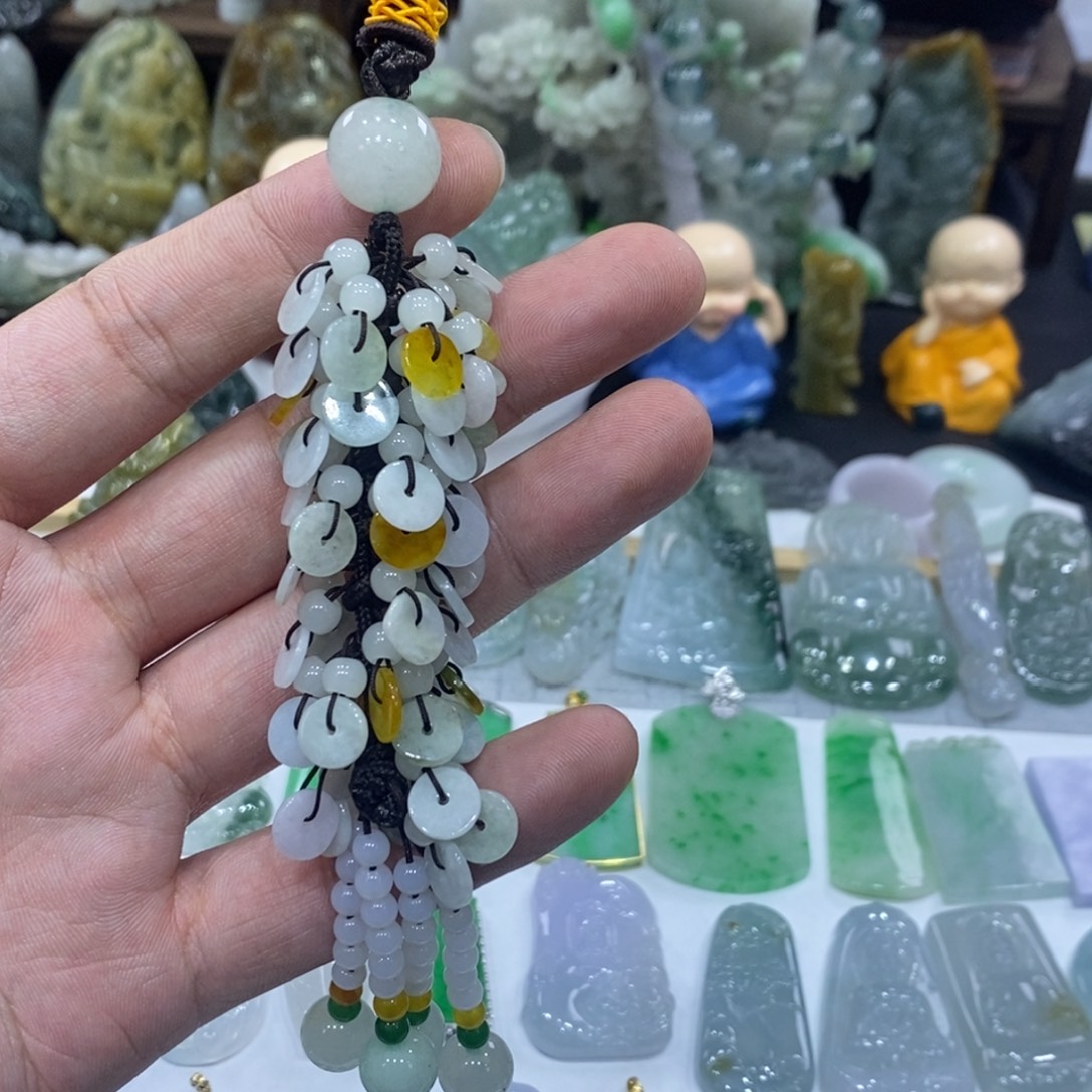 翡翠未镶嵌吊坠(不含链)车挂包挂