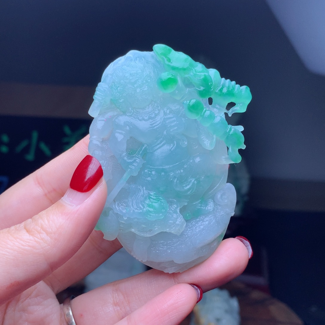 定制翡翠未镶嵌浩*翡翠