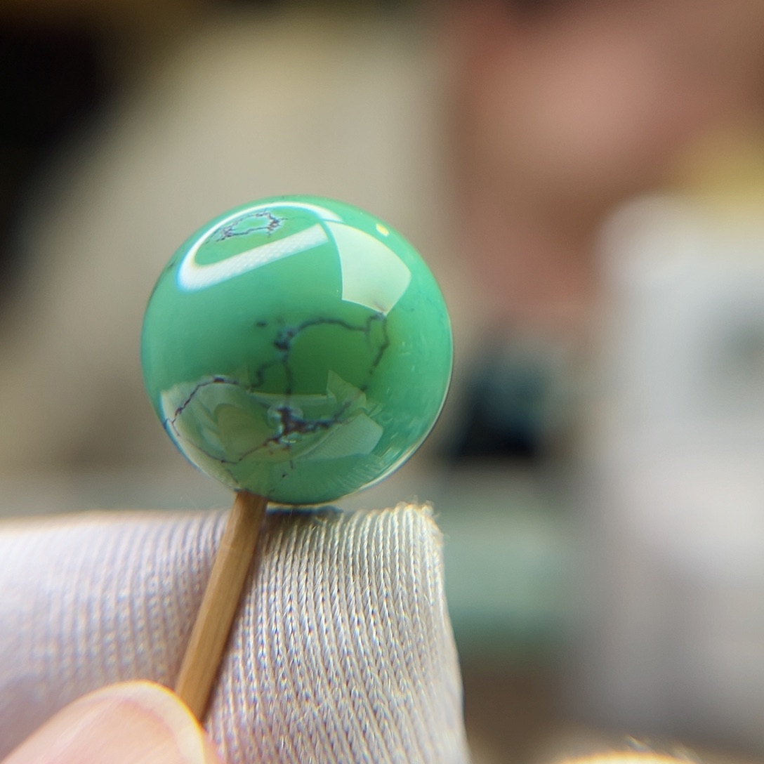 绿松石珠宝奇石未镶嵌15.5