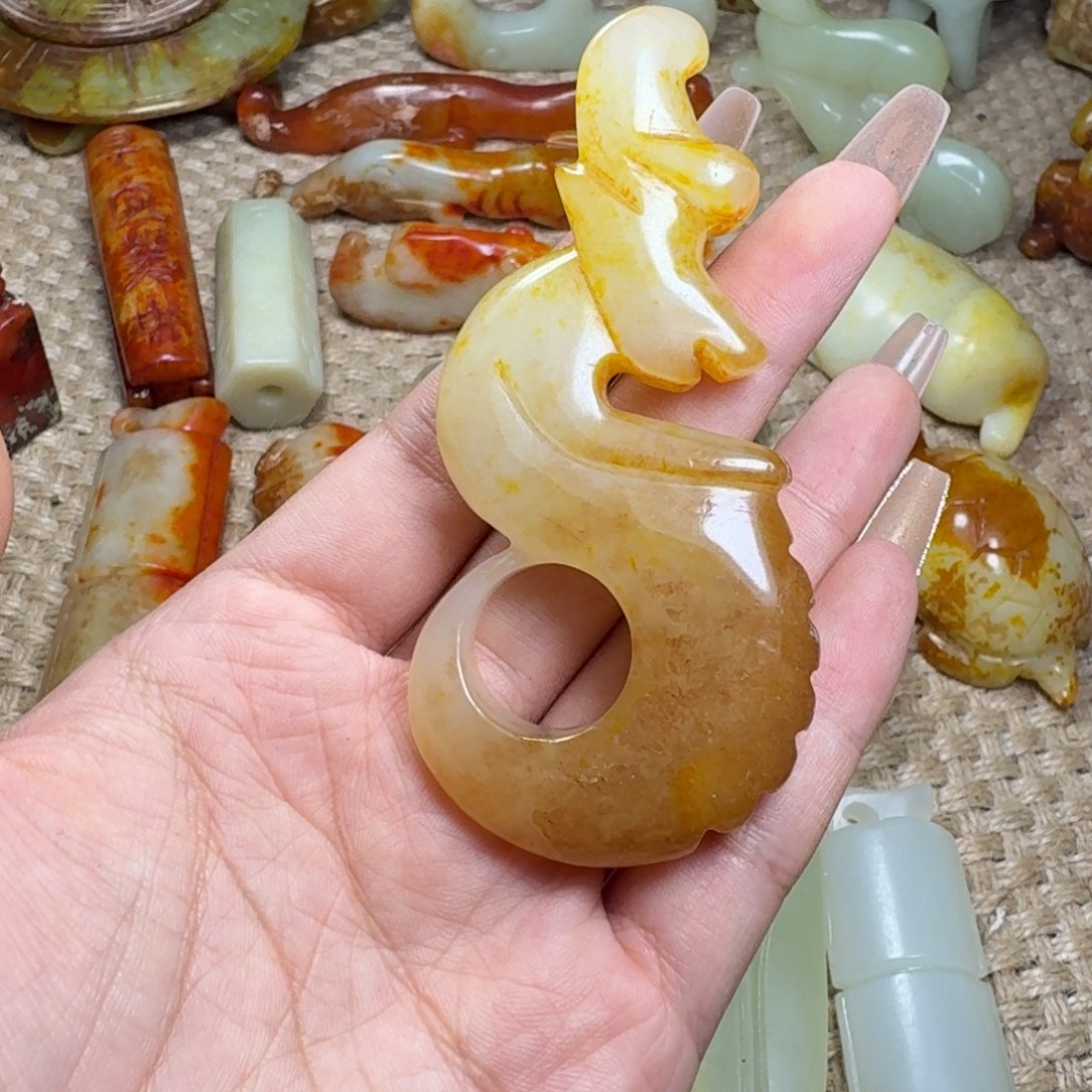 白玉菩提吊坠挂件