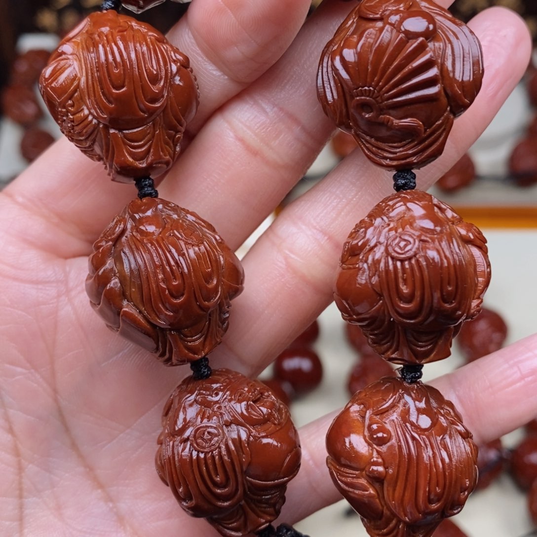 橄榄核吊坠思*邪财迷，