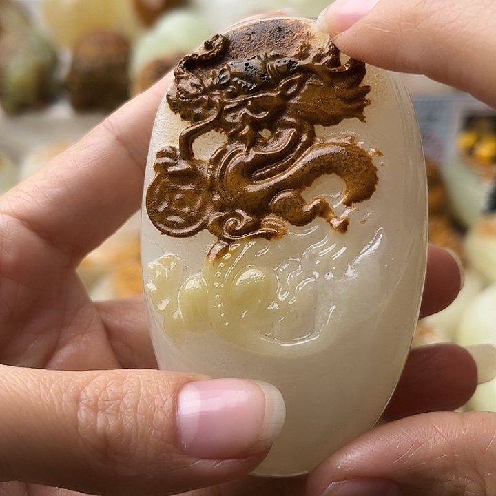 石材古青石不退换龙微瑕