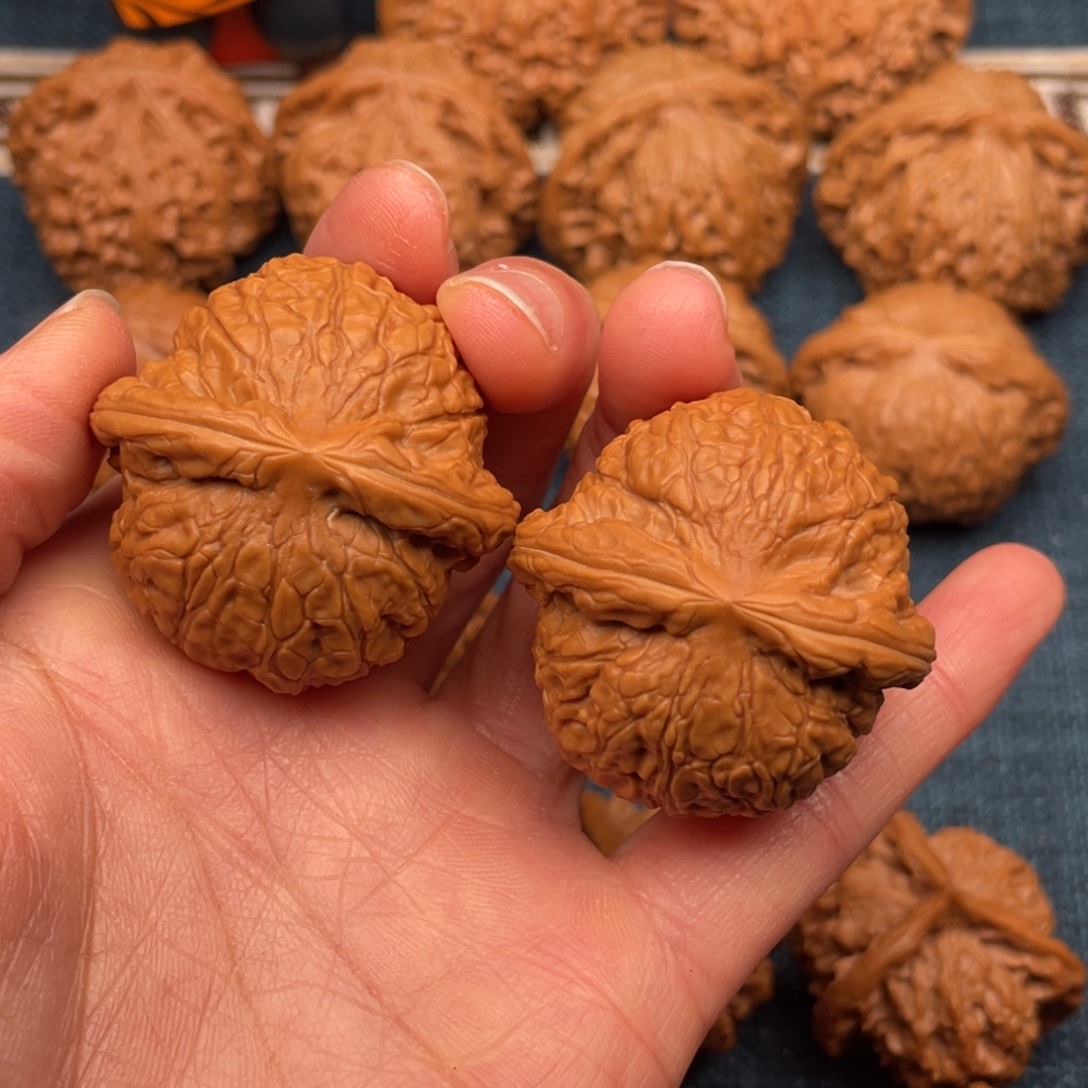 *****文玩核桃把件39全品乾隆磨