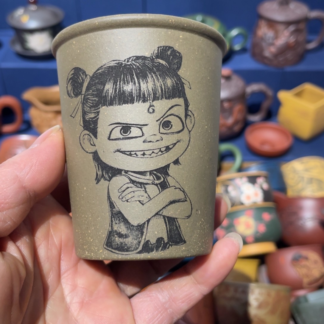 原矿紫砂手工主人杯