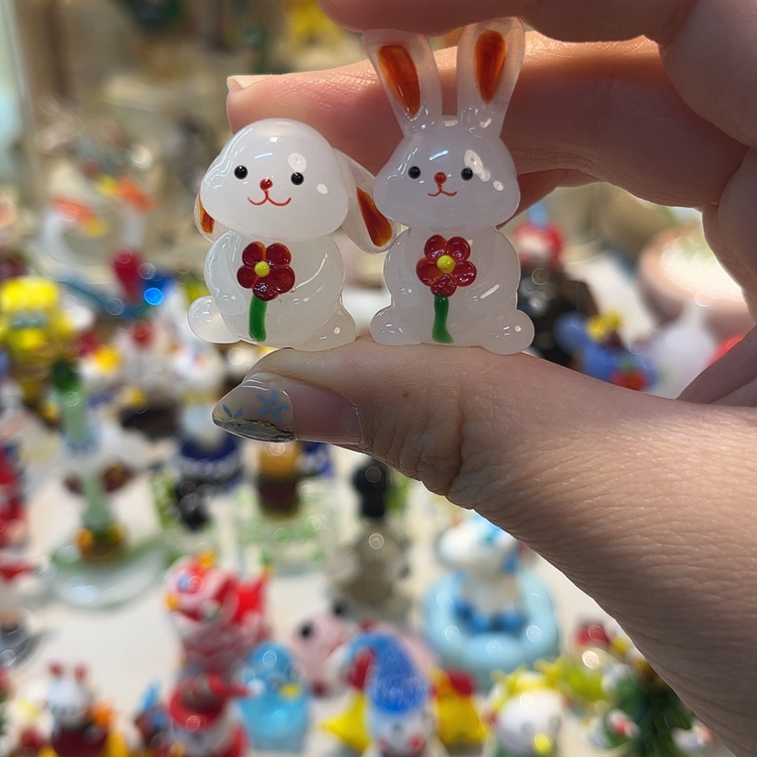 手工艺品琉璃一对