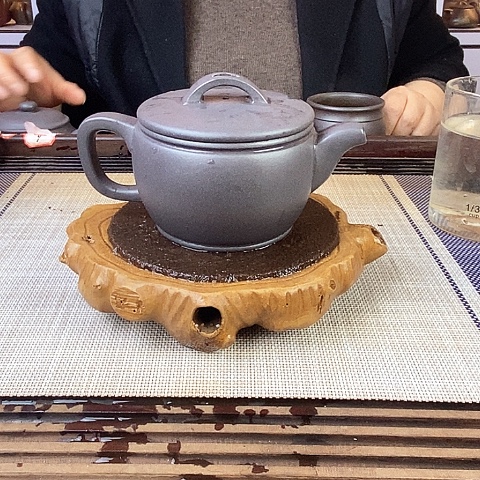 紫砂茶壶宜兴紫砂青灰240c c