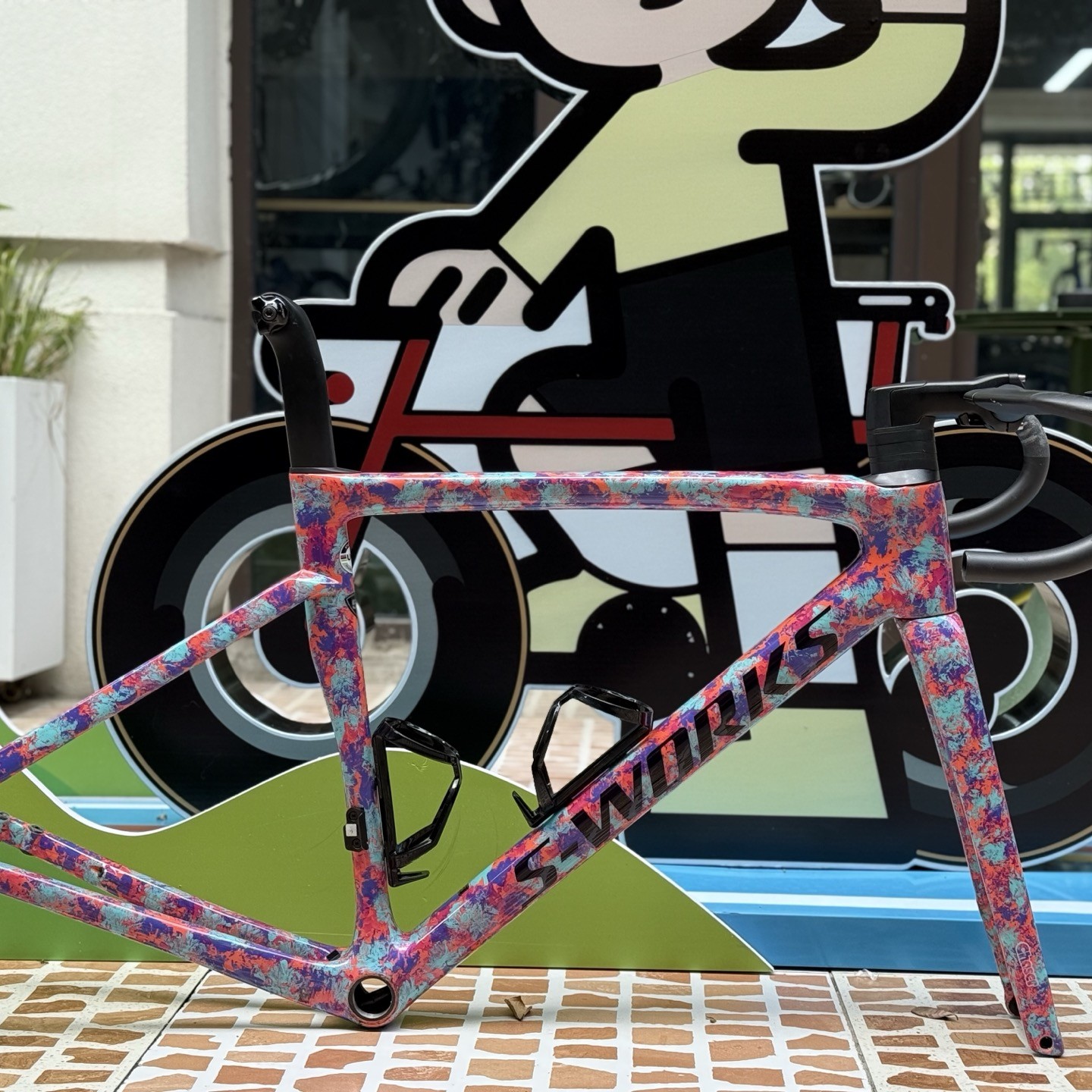 公路自行车碳纤维车架闪电sl7尺码52适合165-173左右