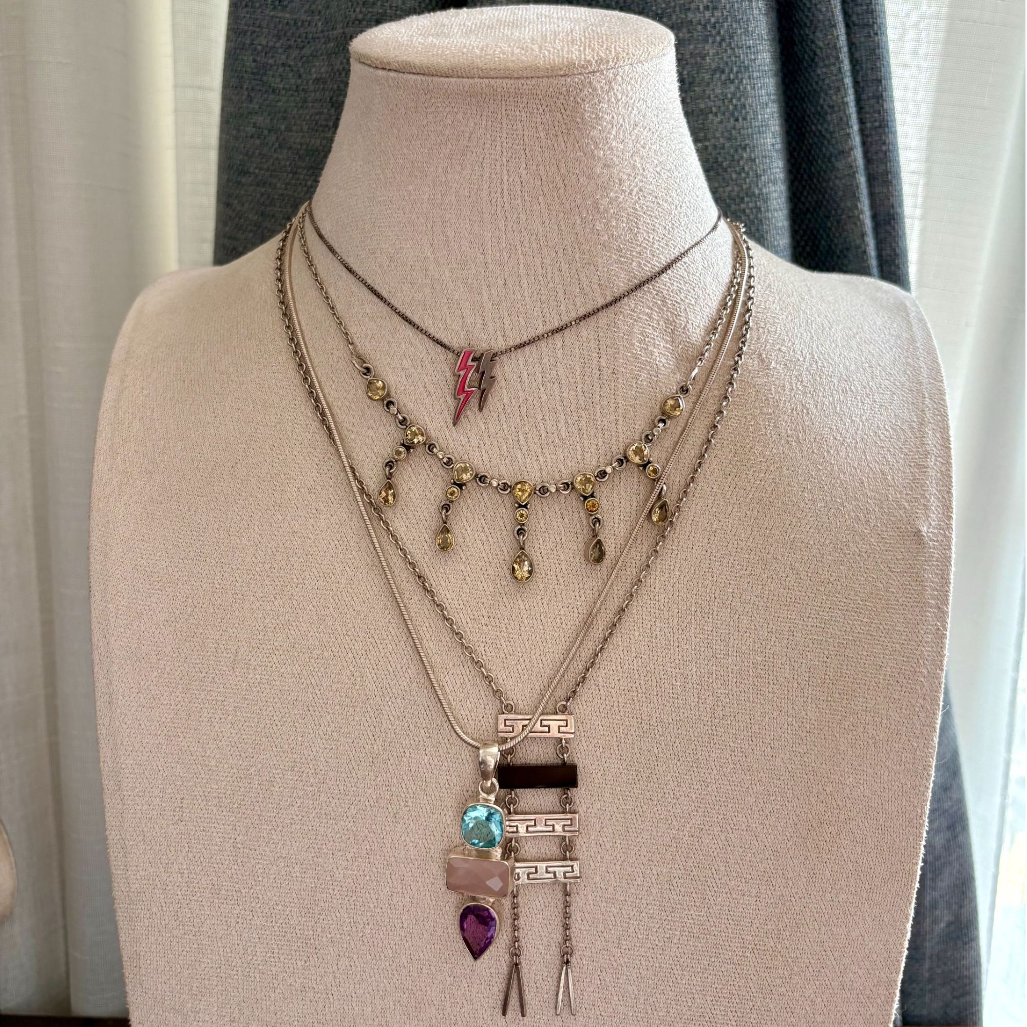 925银银制品 中古百搭项链手链吊坠戒指等（退货不退邮）