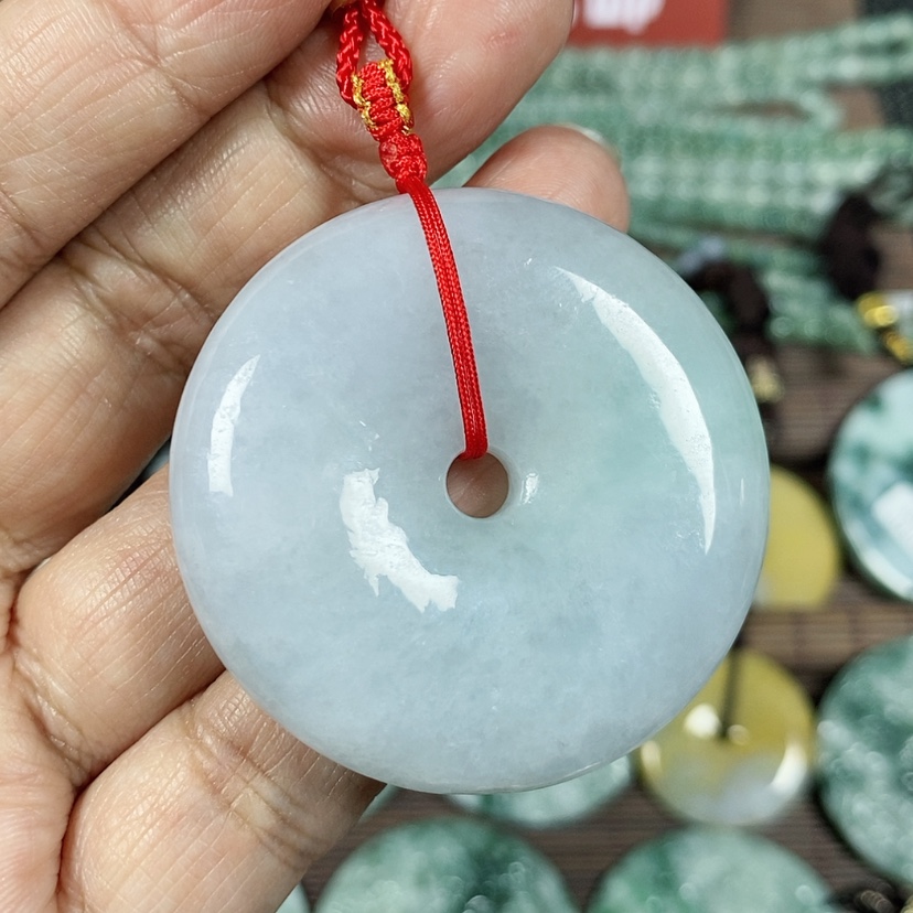 【闪购商品】翡翠颈饰未镶嵌玉吊坠翡翠玉面包扣