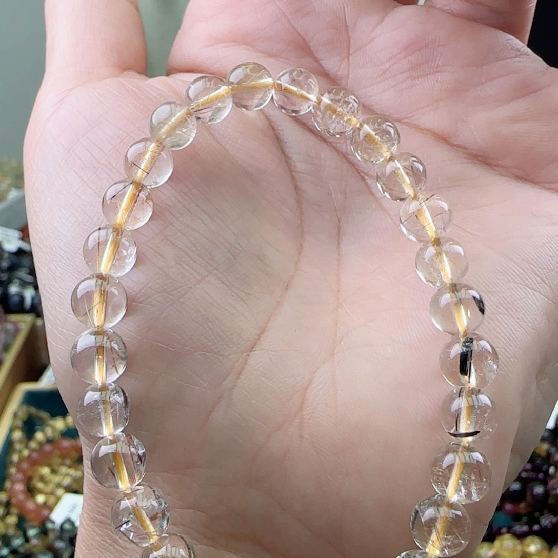 水晶手链未镶嵌手串