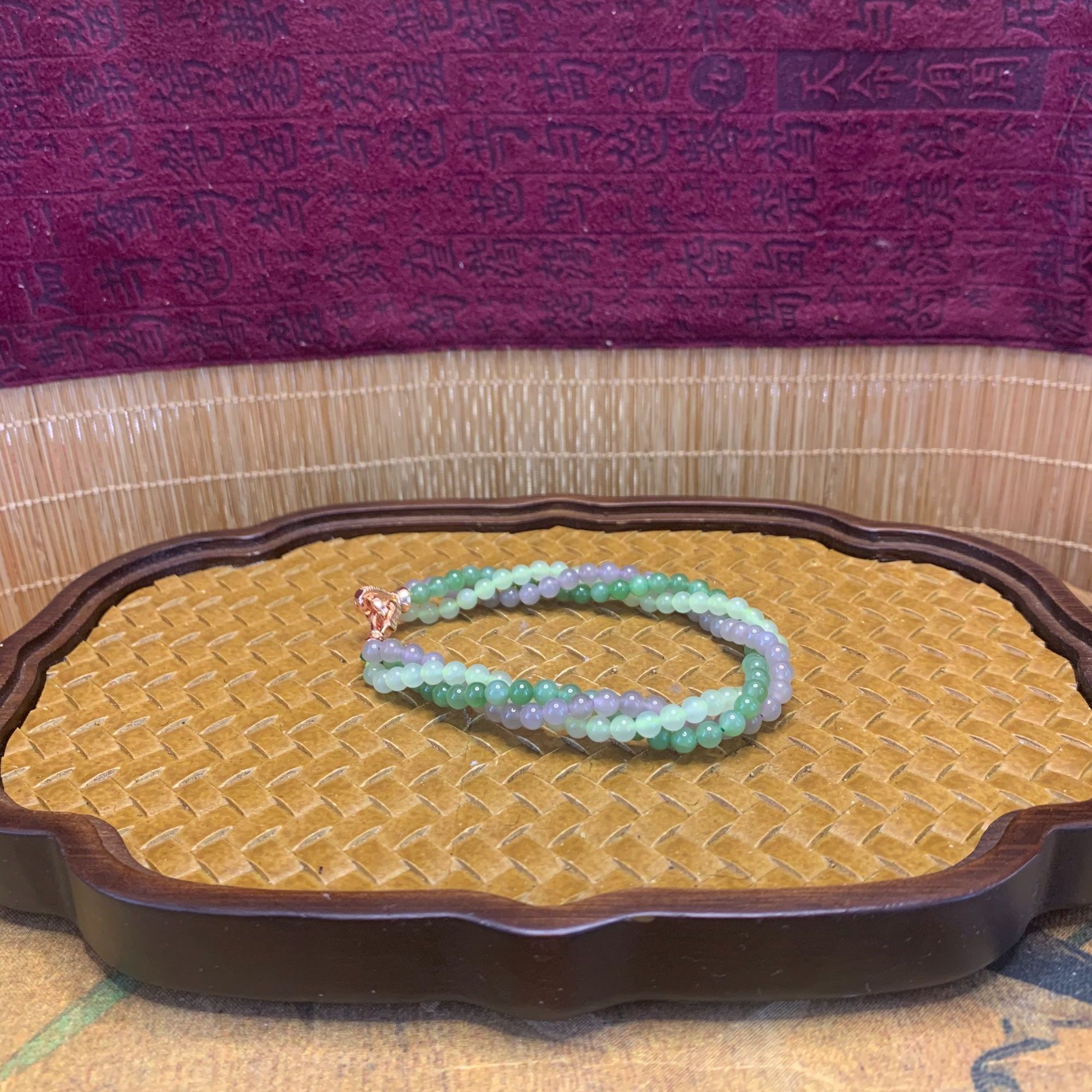 Z和田玉麻花手链2118