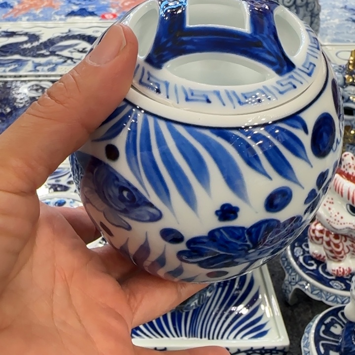 空***落景德镇手工手绘陶瓷