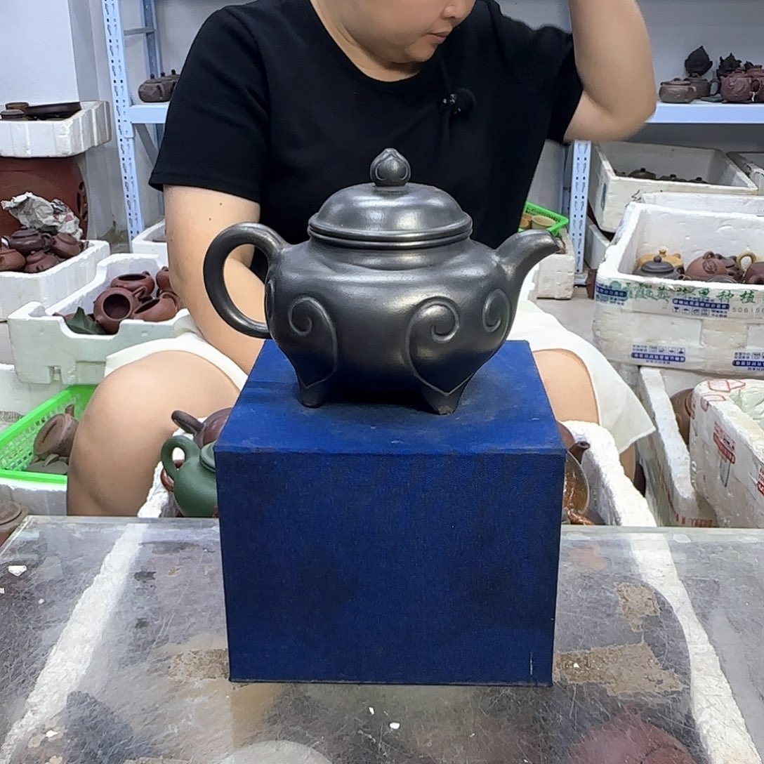 茶壶紫砂宜兴紫砂壶瑕疵处理