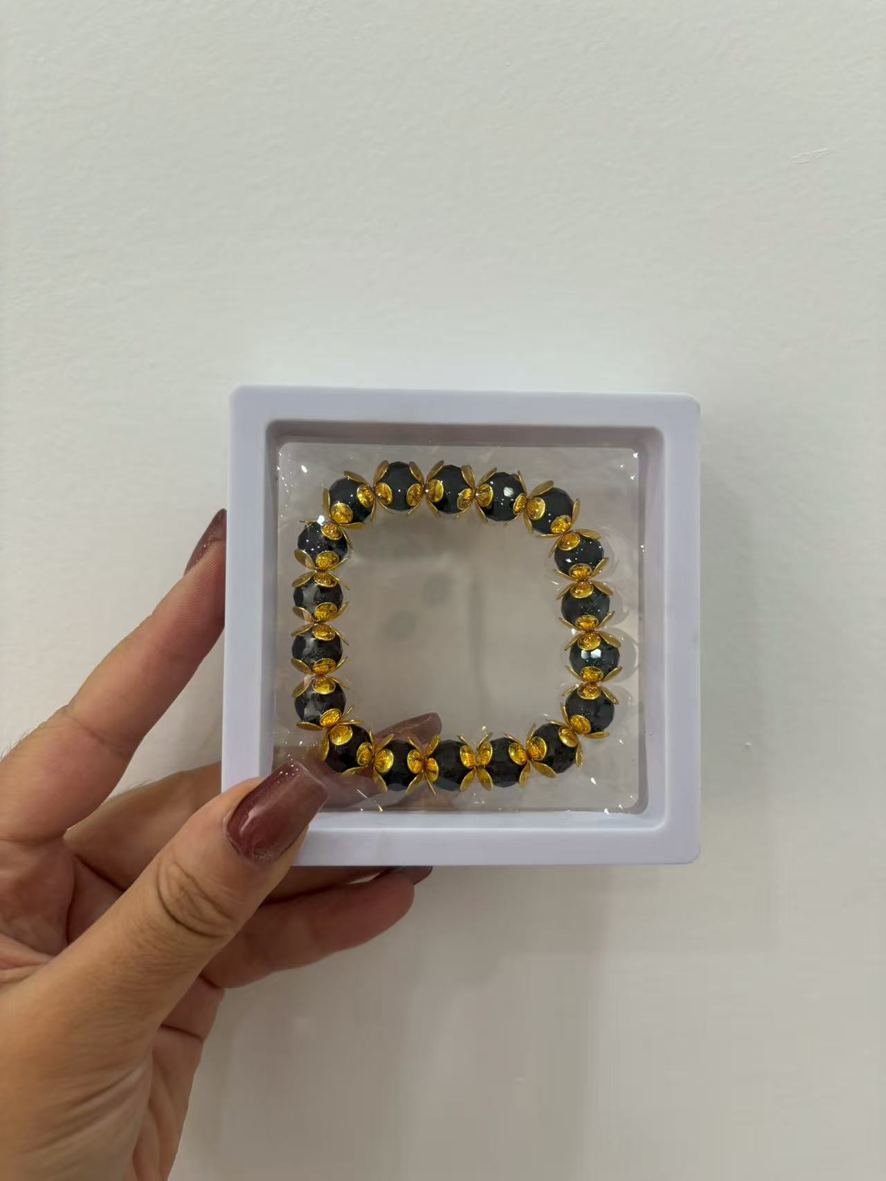 铁花岗石手链 貔貅香灰男女琉璃手串饰品转运情侣招财手链掉色