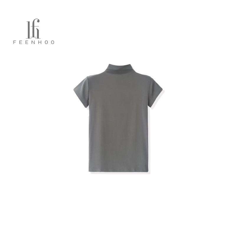 粉和基础款纯色百搭短袖T恤45SS4051