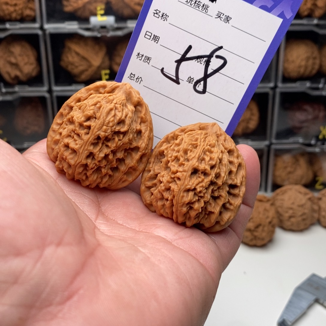 40南疆石狮子头一对