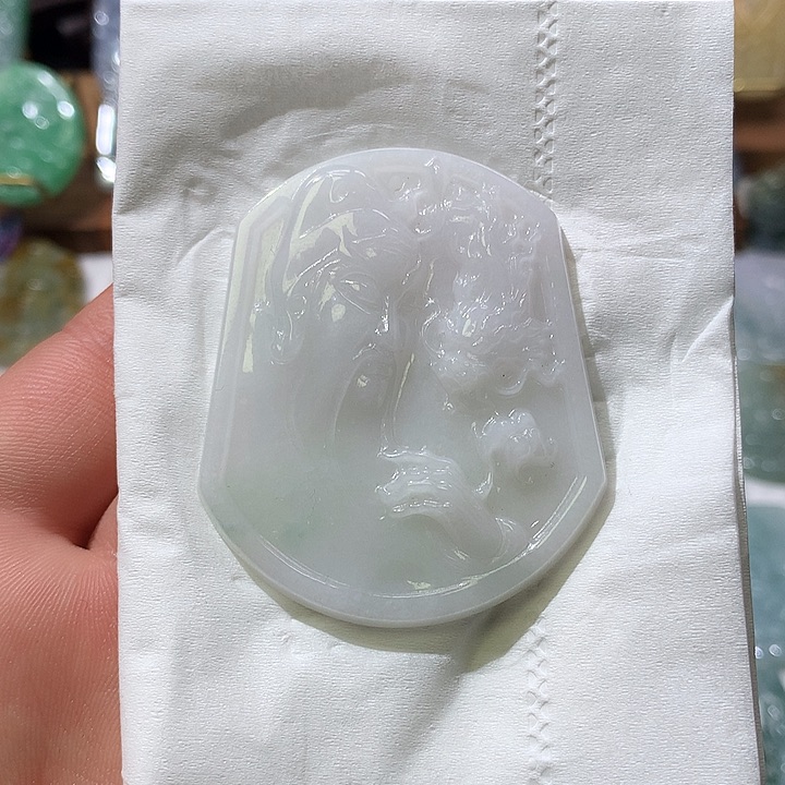 翡翠颈饰未镶嵌挂件