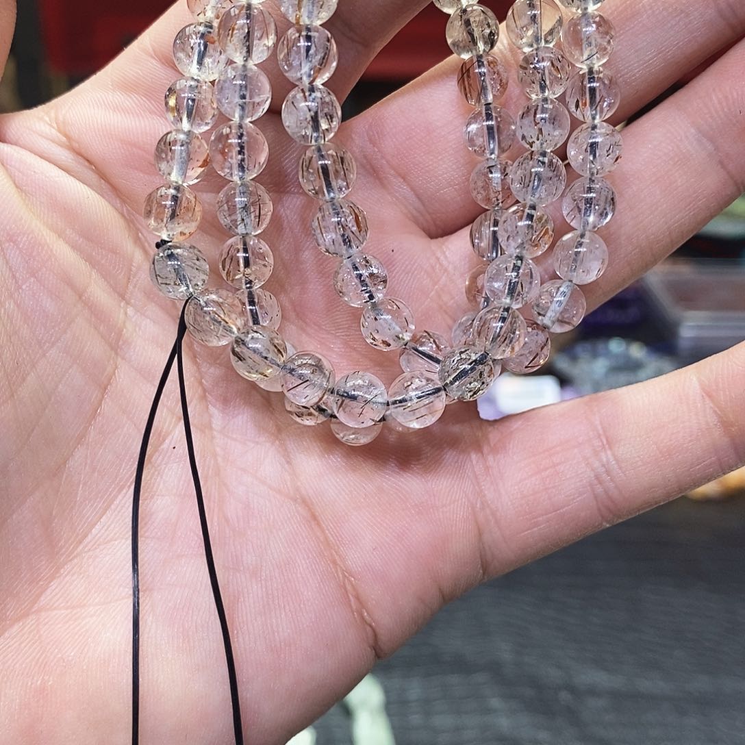 水晶手链未镶嵌晨曦水晶34