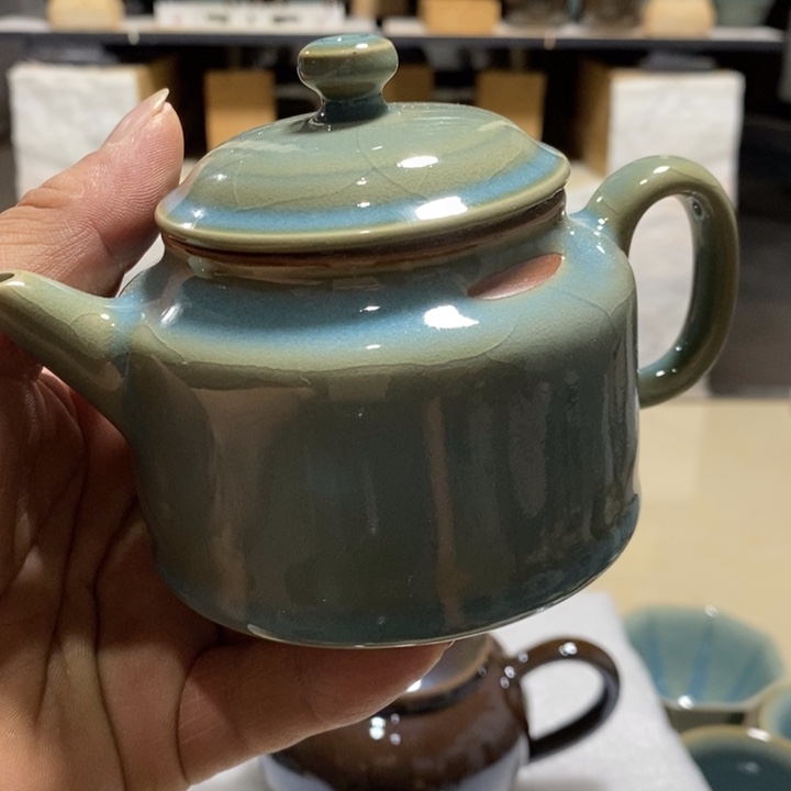 壶原矿釉原产地汝瓷大瑕