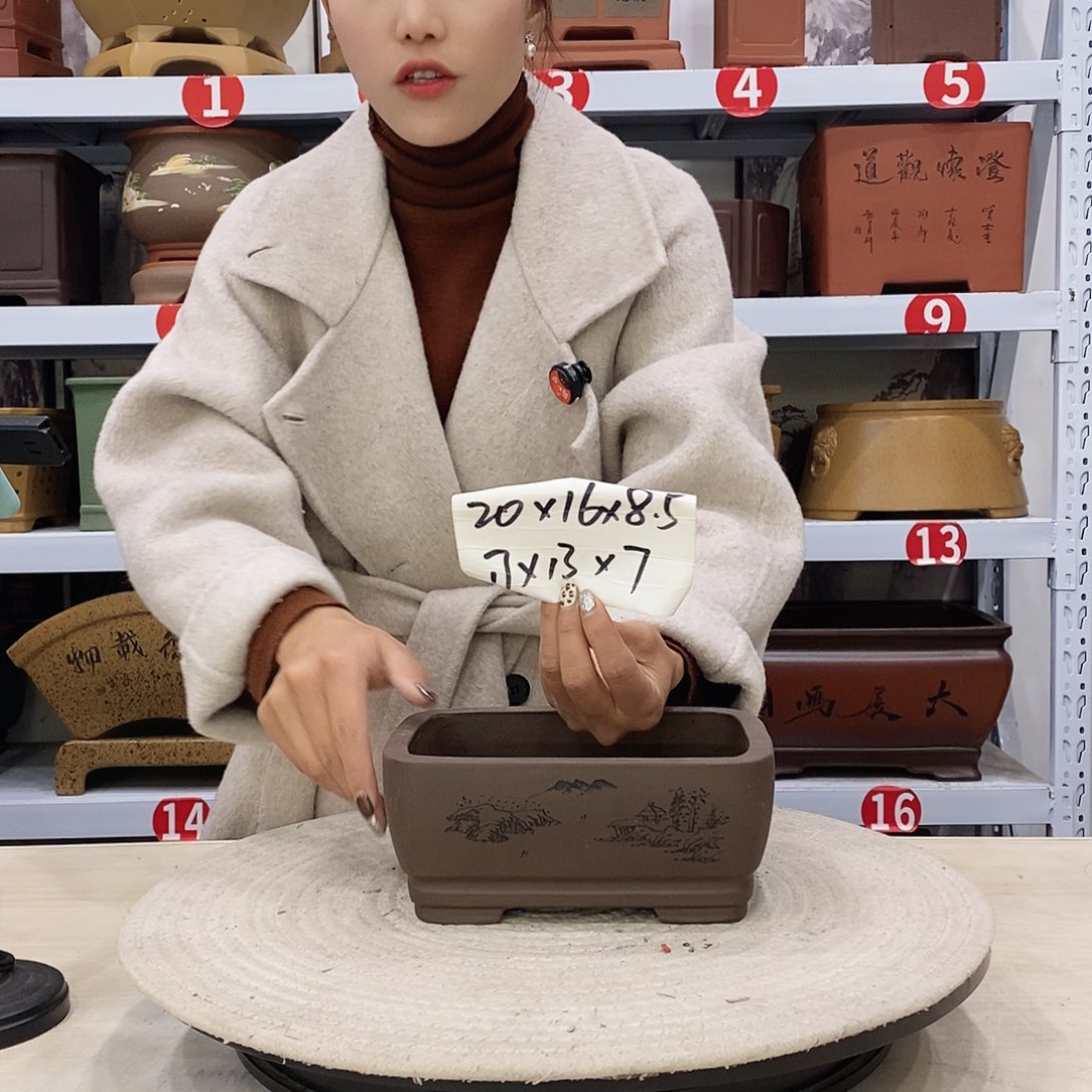 紫砂花盆紫砂花盆