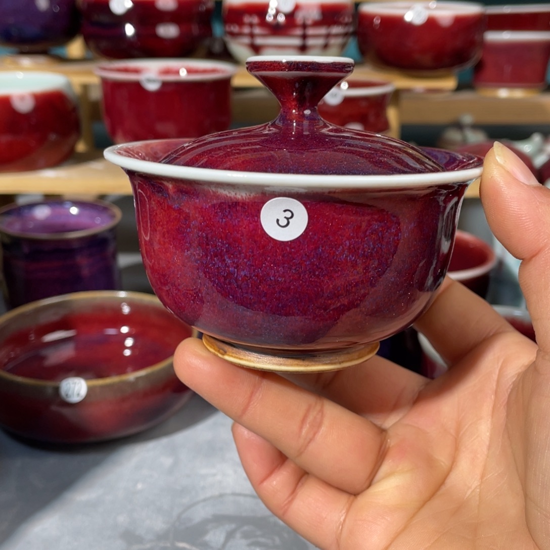 赵***融瓷片纯手工制作……