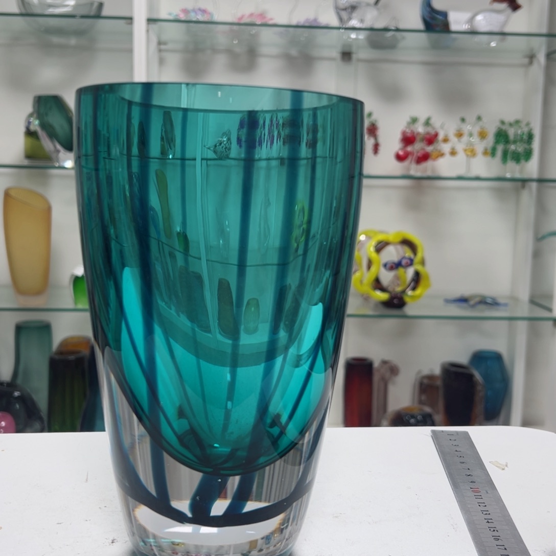 高 23 轻奢琉璃花器磕伤福利